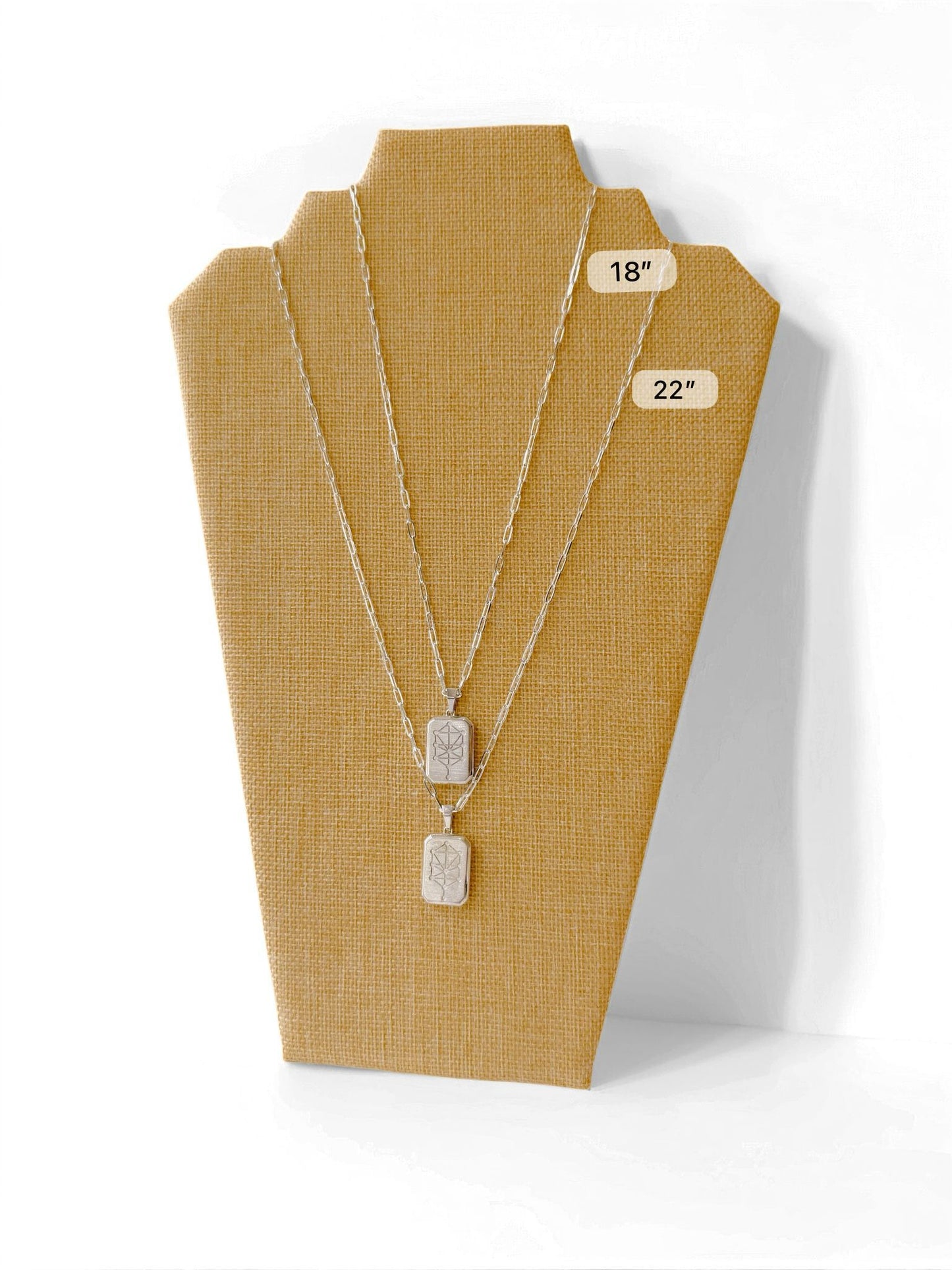 The Nano Zohar Necklace (Silver Locket 22" Chain)