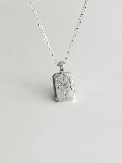 The Nano Zohar Necklace (Silver Locket 18" Chain)